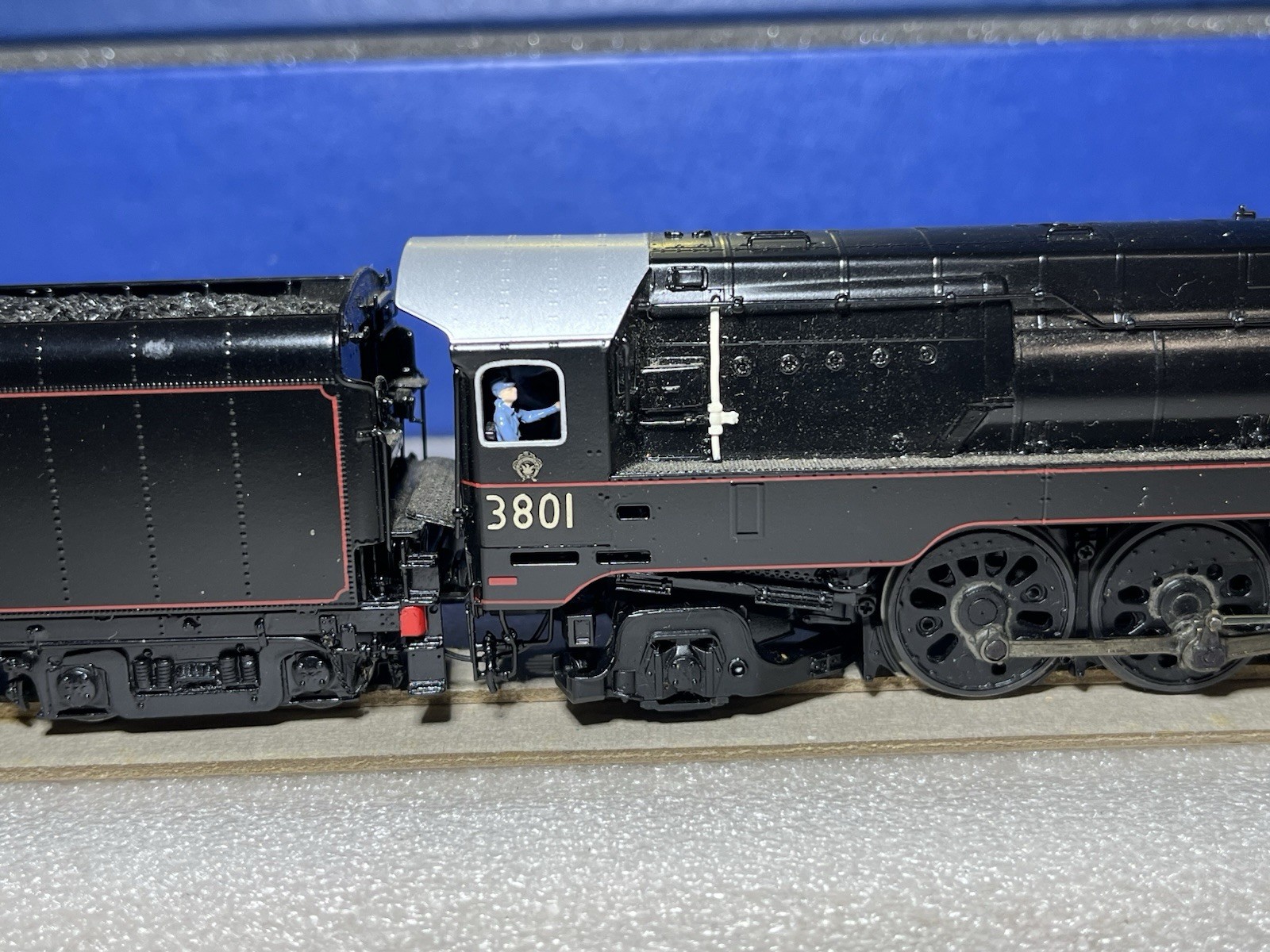 PRECISION SCALE PSM BRASS HO NSWGR 38 Class Loco 3801 Black Lt Ed as NEW NICE