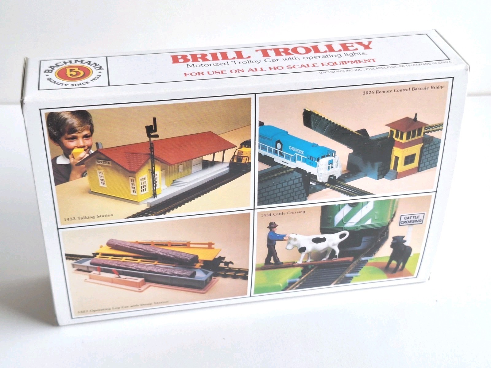 Bachmann 61048 Brill Trolley. New Old Stock. Mint Cond. 2 Rail DC.Boxed.HO Scale