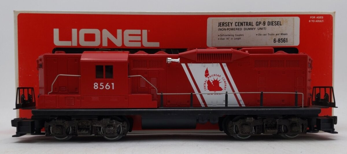 Lionel 6-8561 O Jersey Central GP-9 Non-Powered Diesel Locomotive EX/Box