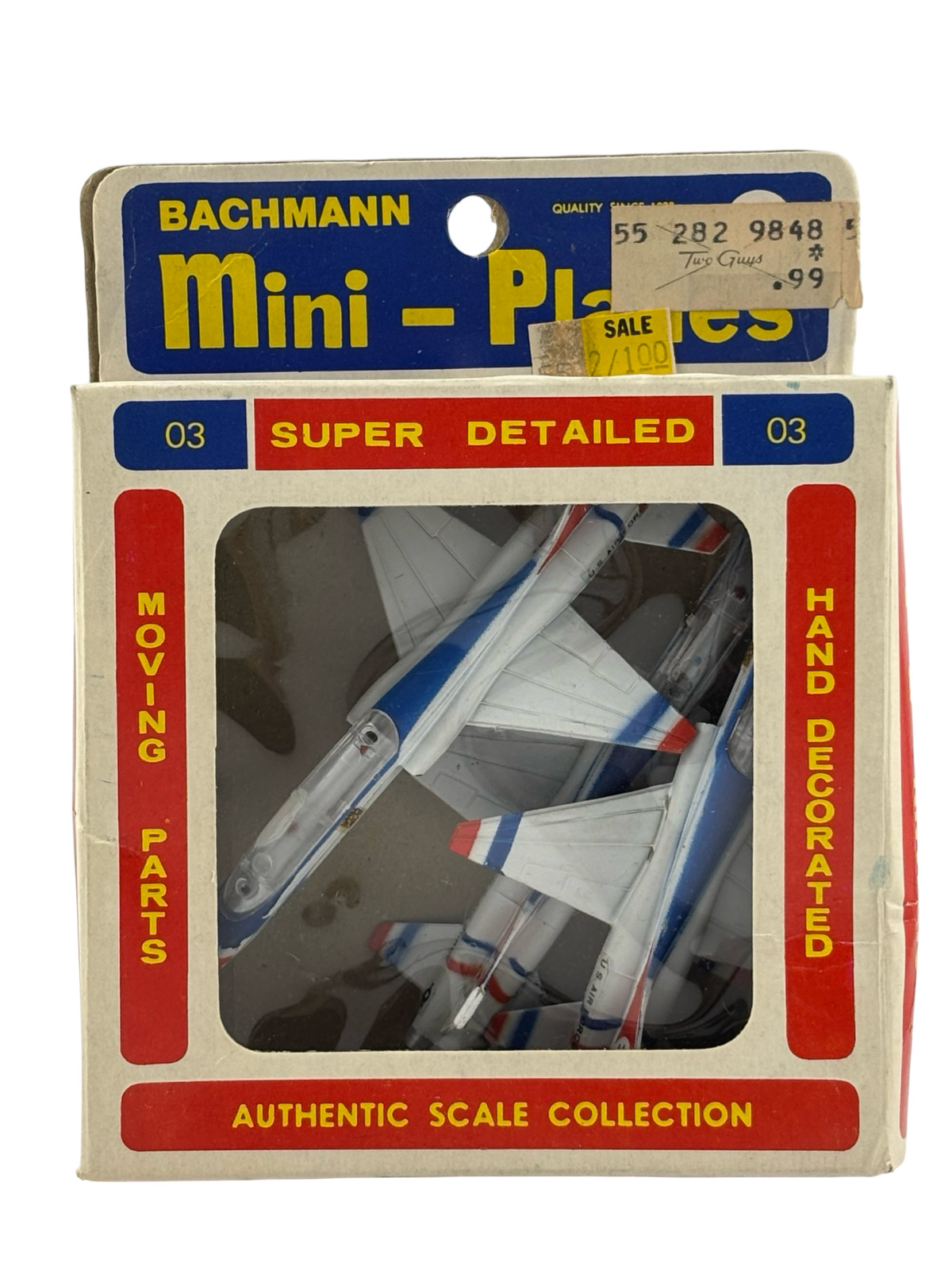 3 Pack HO SCALE BACHMANN MINI-PLANES NORTHRUP R-38 TALON THUNDERBIRD