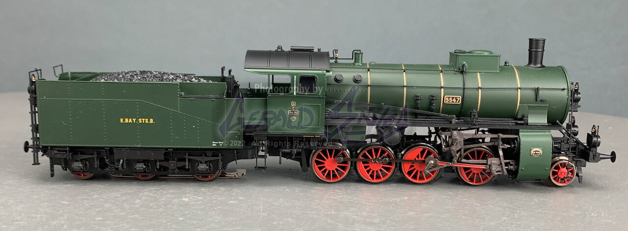 HO Brawa 40127 German Steam Locomotive G 4/5 H KBayStsB AC/Sound/Smoke HO1808