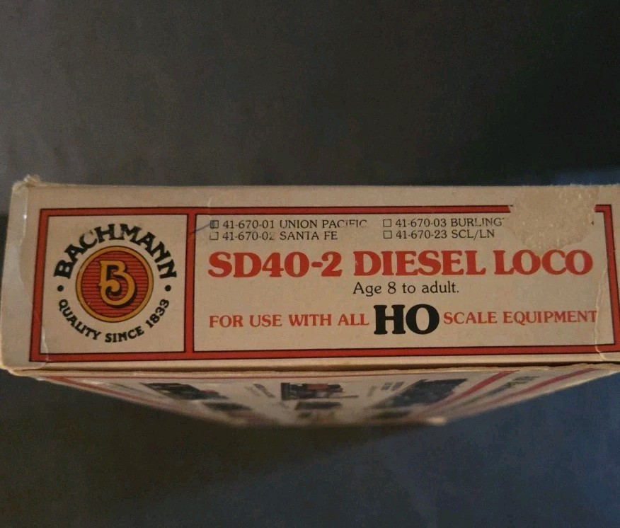 Bachmann Union Pacific SD40-2 Diesel #3808 Reversing Headlights & Blinking Warni