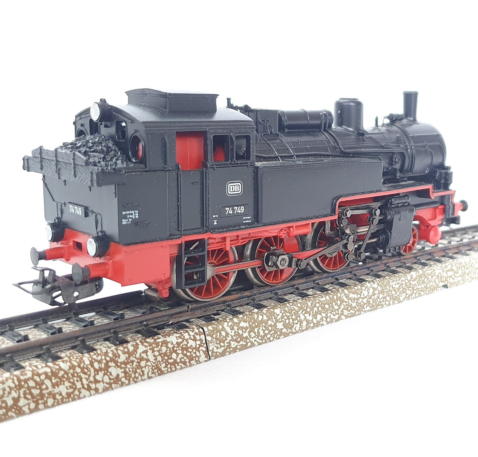Marklin Delta Digital AC HO 1:87 German DB BR-74 STEAM TENDER LOCOMOTIVE NMIB`00