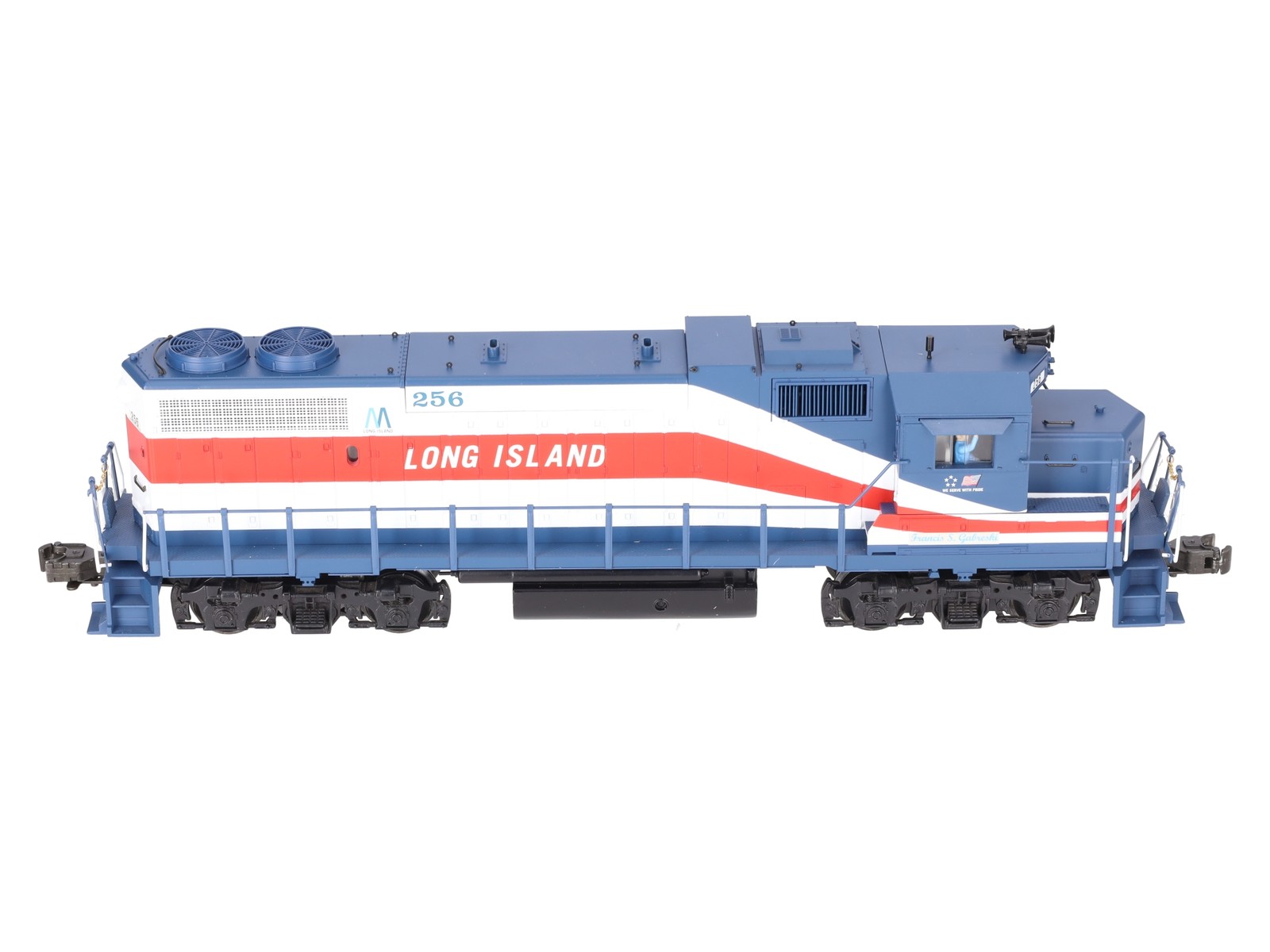 K-Line K2439-0256 O Long Island RR GP38-2 Diesel Locomotive #256 LN/Box
