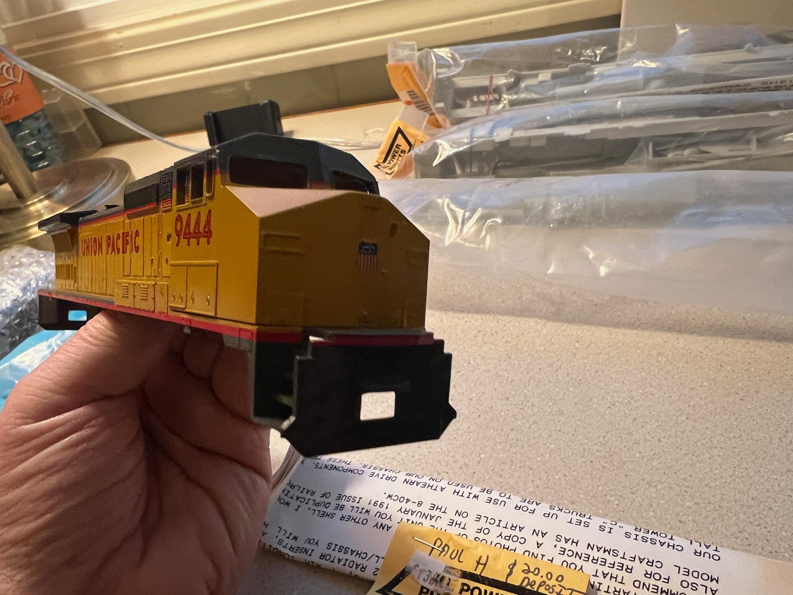 Rail Power Products Dash 8-40CW Union Pacific Shell w/Instructions,