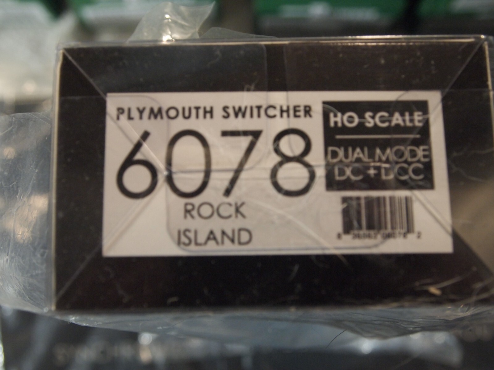 BROADWAY LIMITED 6078 H.O. PLYMOUTH INDL. SWITCHER ROCK ISLAND #350 DC/DCC