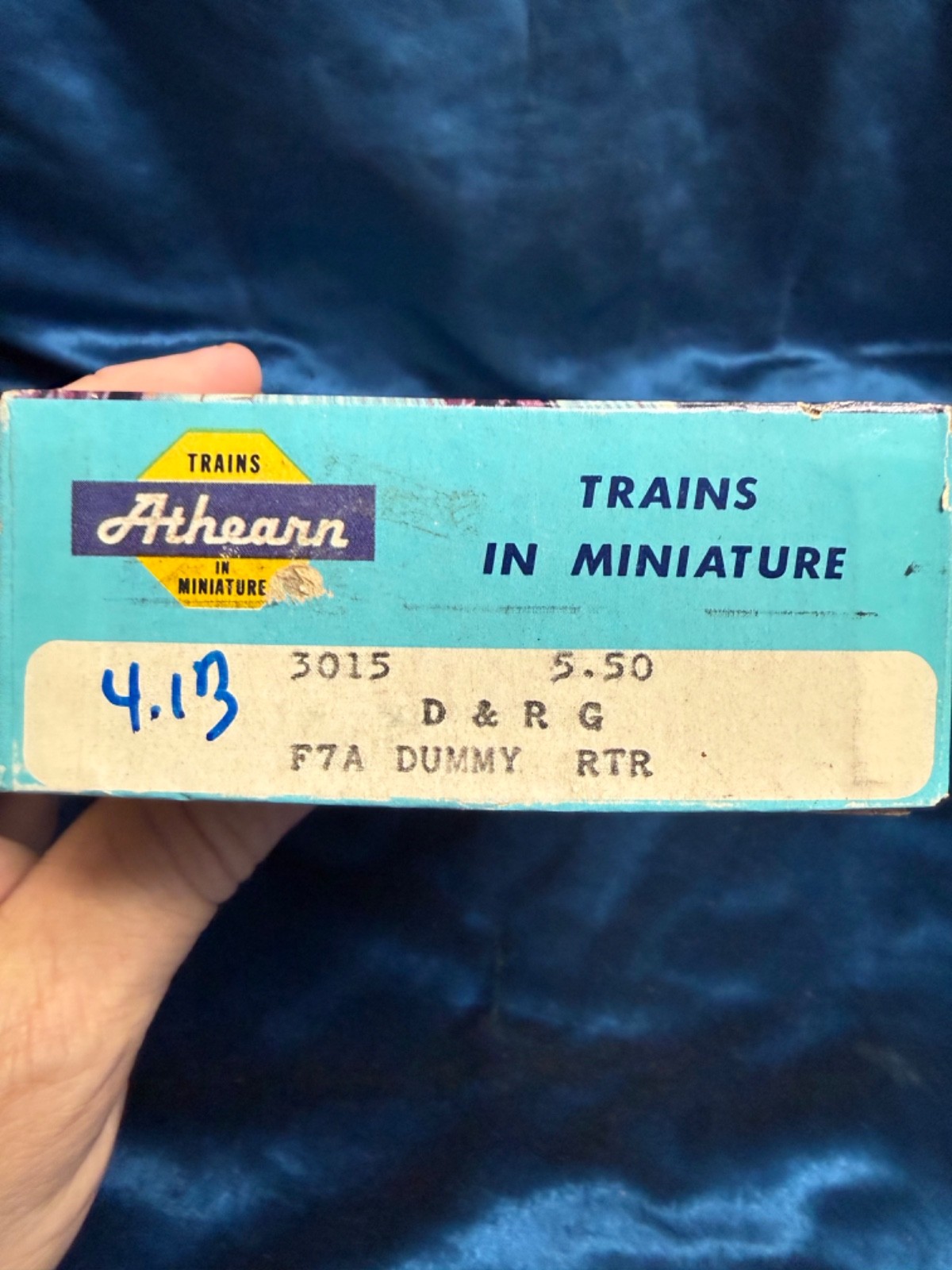 👀 Athearn HO F7A 3015 Diesel, Rio Grande Dummy RTR w/ Original Box 👀