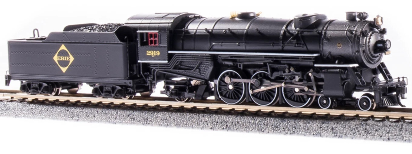 BROADWAY LIMITED 6221 N Scale Erie 2922 USRA Heavy Pacific 4-6-2 PARAGON3 DC/DCC
