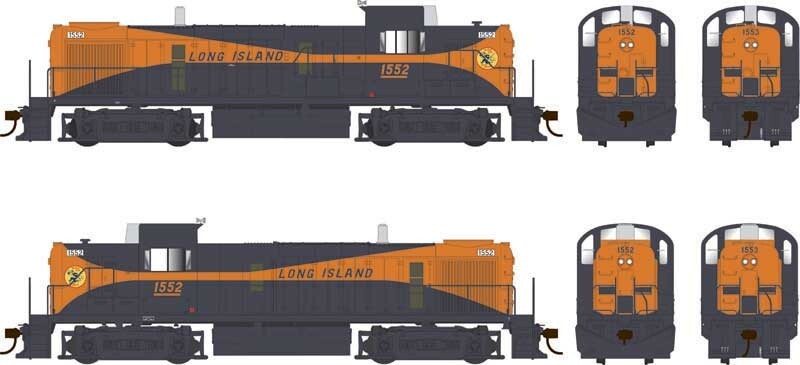 Bowser HO Scale ~ New ~ Long Island Fair ~ ALCO RS-3 #1552 ~ DC Version ~ 25199