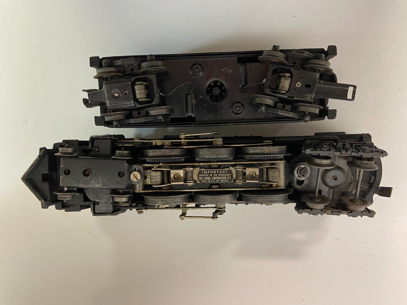 LIONEL 2055 Post War (1953-1957) 4-6-4 Hudson Steam Loco & 6026W tender. TESTED