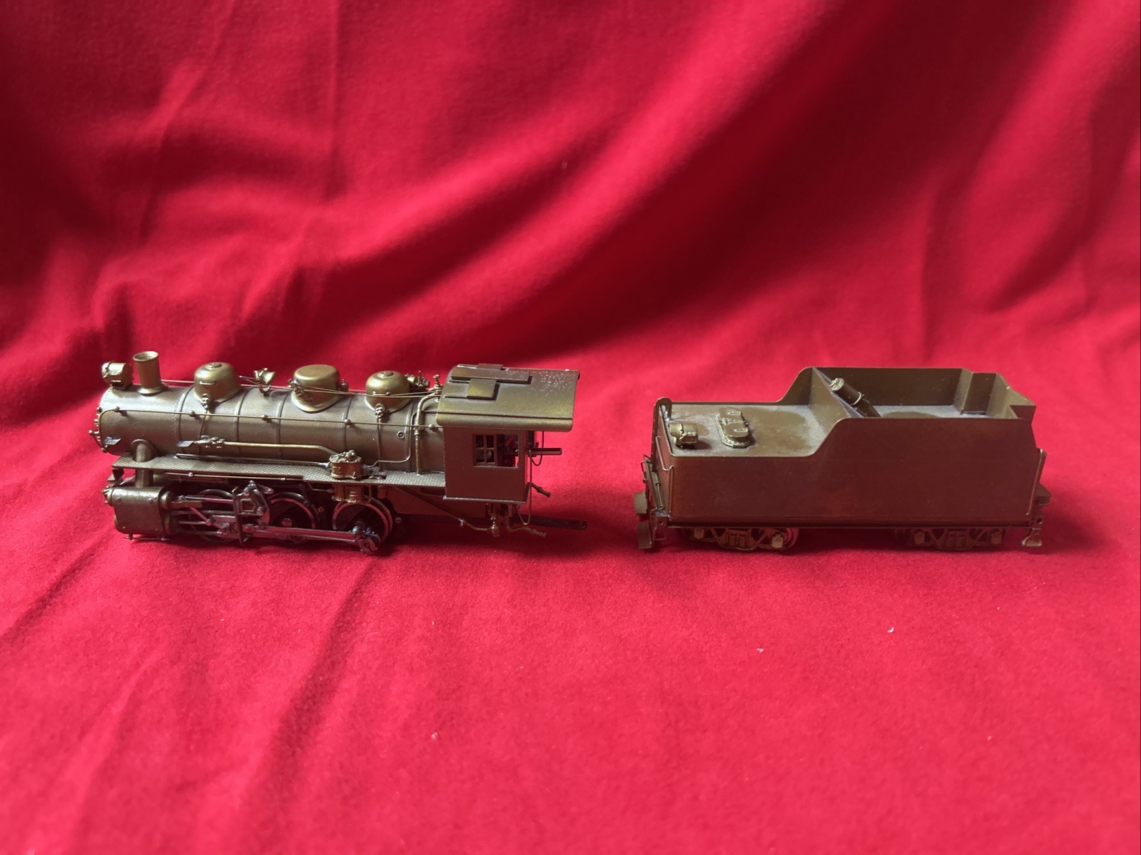 NWSL 54-01 HO BRASS 0-6-0 Steam Locomotive & Tender