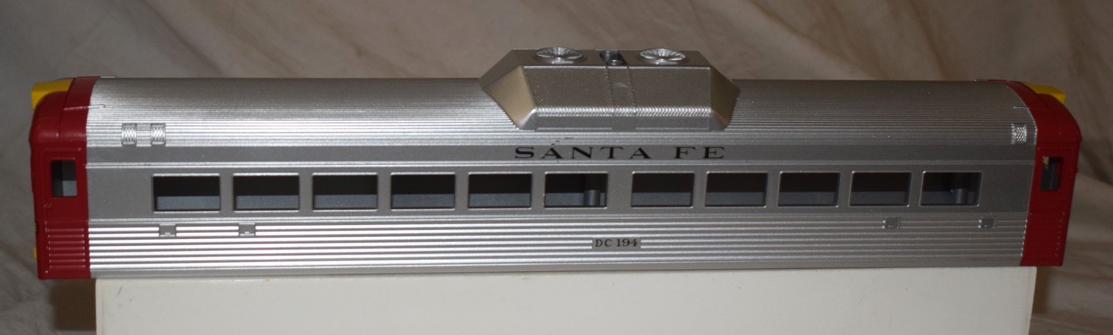 MTH Budd RDC Car Shell Santa Fe ATSF #194 – O Gauge Production Sample