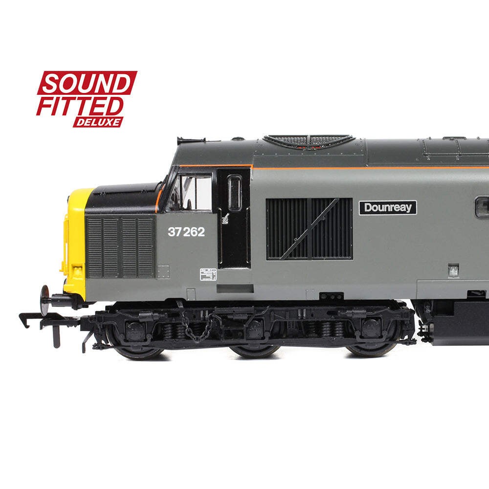 Bachmann 35-311SFX OO Gauge Class 37 37262 Dounreay BR Eng Grey DCC SOUND DELUXE