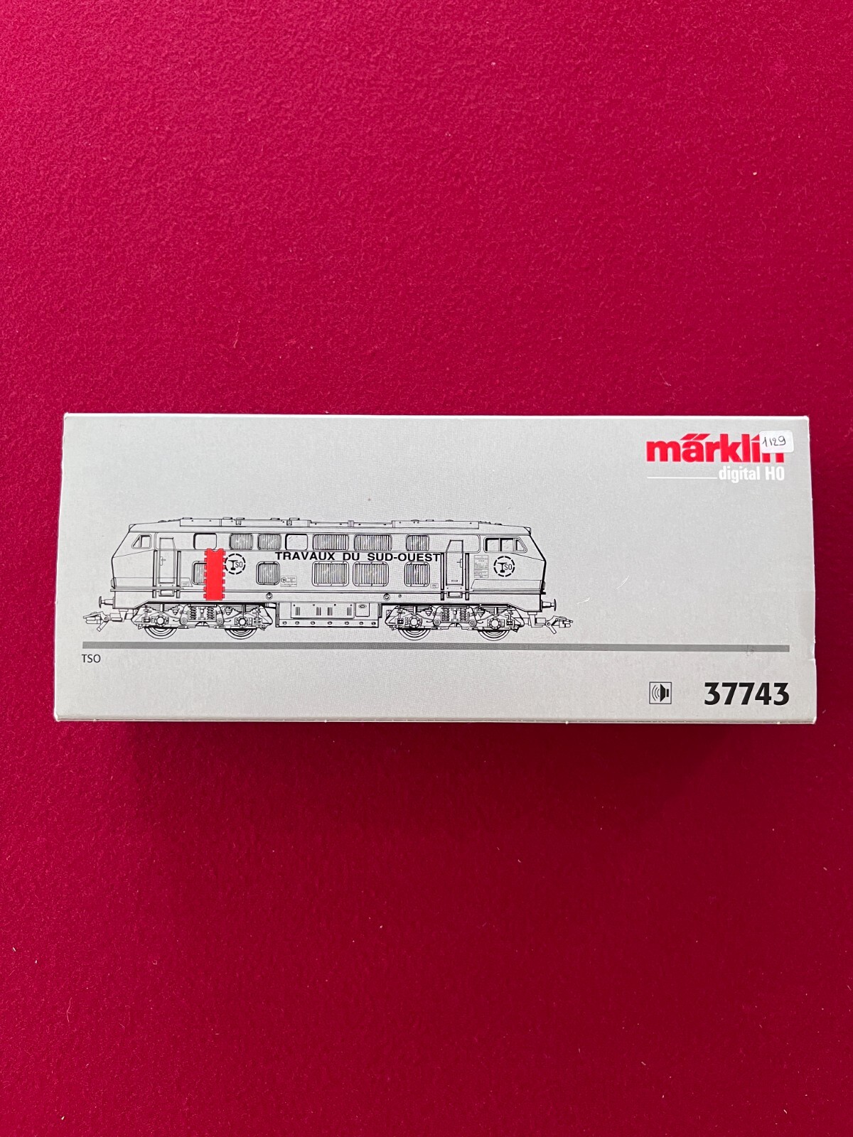 Marklin HO 37743 Diesel Hydraulic Locomotive BR 216 Travaux du Sud-Ouest (TSO)