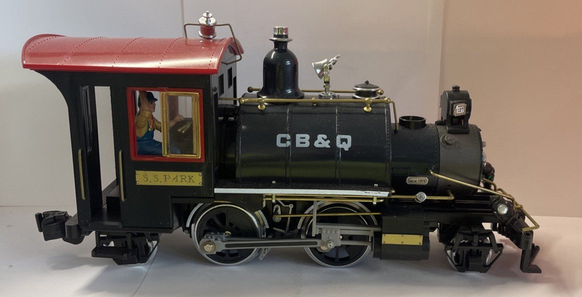 REA-21101- Steam Locomotive CB&Q-Made in Korea-Untested