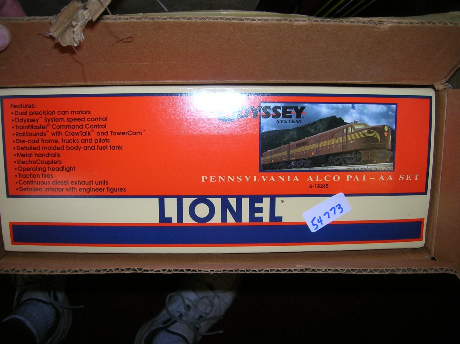 LIONEL 6-18245/18248″ PENNSYLVANIA A B A ALCO PA’S 4 MOTORS, TMCC “,LOT #45773
