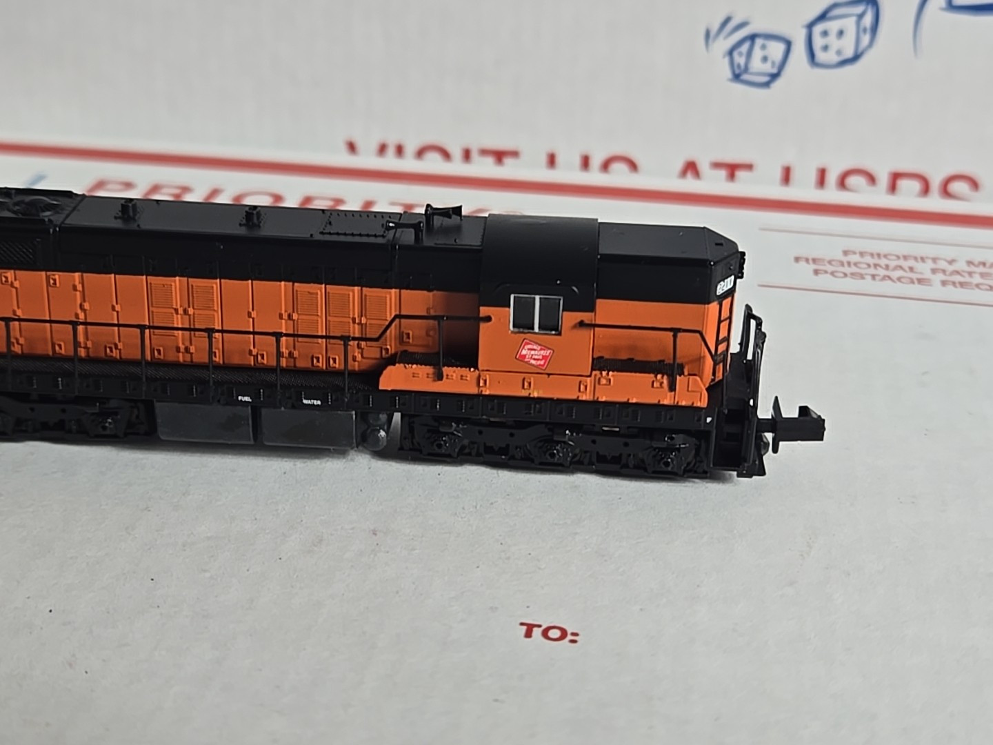 Life Like 7725 N SD7 LOCO MILWAUKEE #2211, N Scale