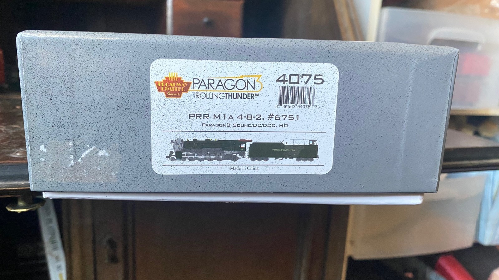 HO Scale Broadway Limited Paragon 3 PRR M1a 4-8-2 Steam Locomotive DCC/Sound