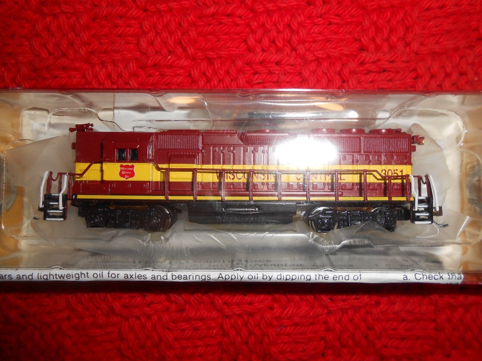 Wisconsin Central Locomotive, N Gauge, Bachmann EMD GP50, Road Number 3051