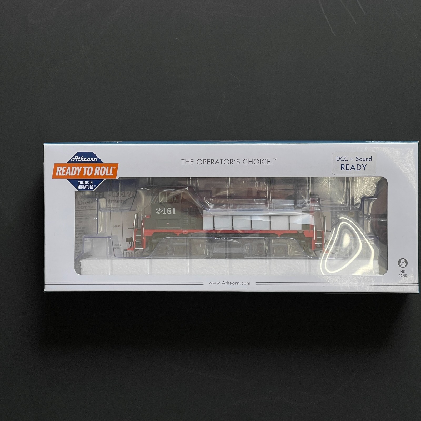 Athearn 28659 HO, SW1500, DCC and Sound Ready, SSW, 2481