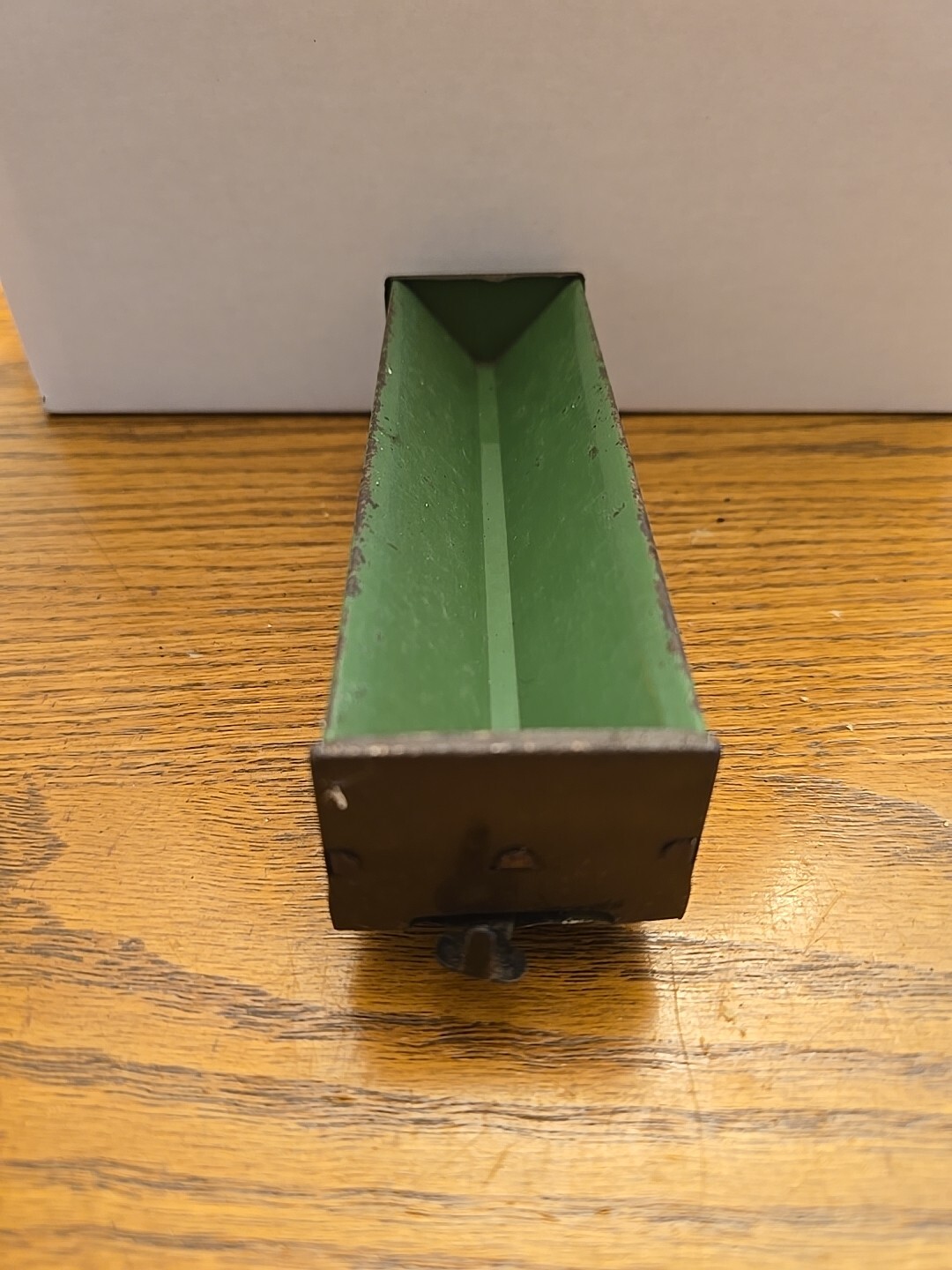 Hafner Trains 91876 O-27 Gauge Metal Tin Hopper Box Car Railroad (158)