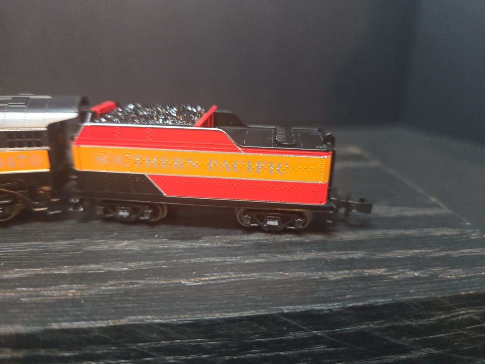 Model Power N Scale Metal Semi-Streamliner 7429 SP 4-6-2 Locomotive See Details!