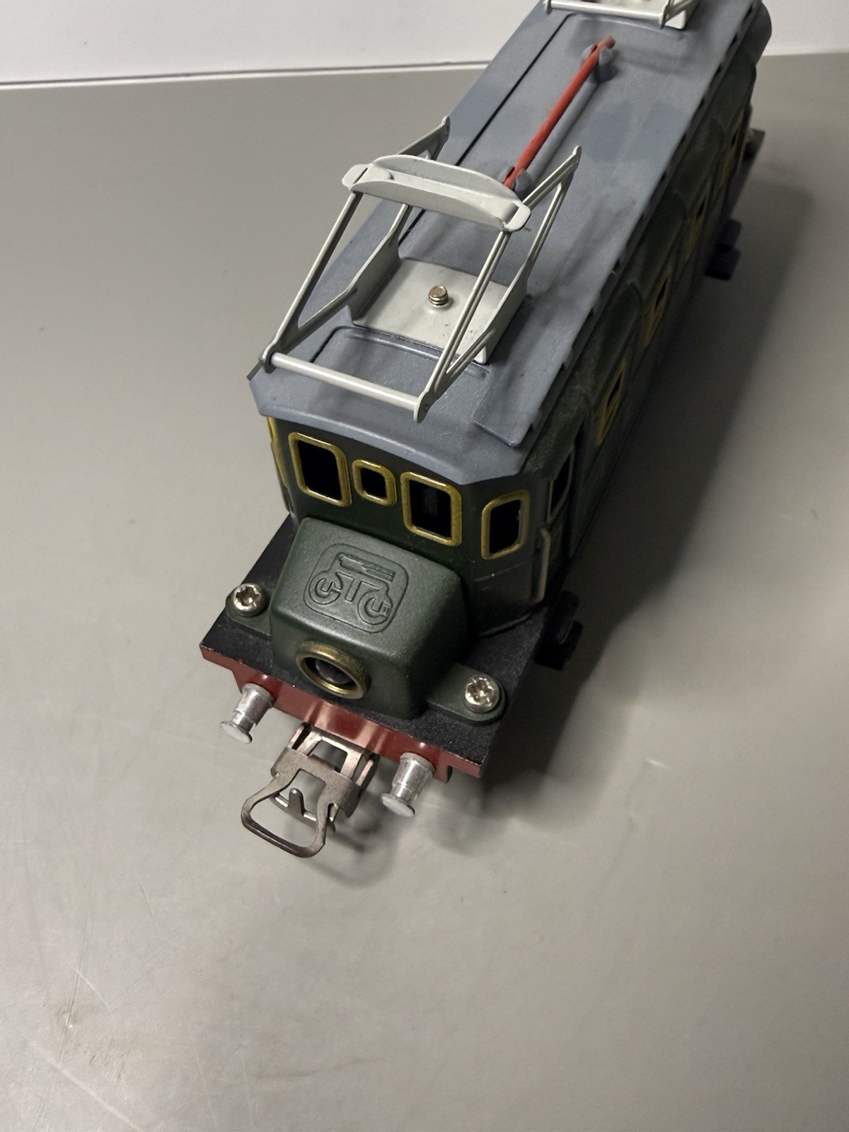 Märklin 00-50 E Electric Locomotive Green Tinplate Train Untested Germany