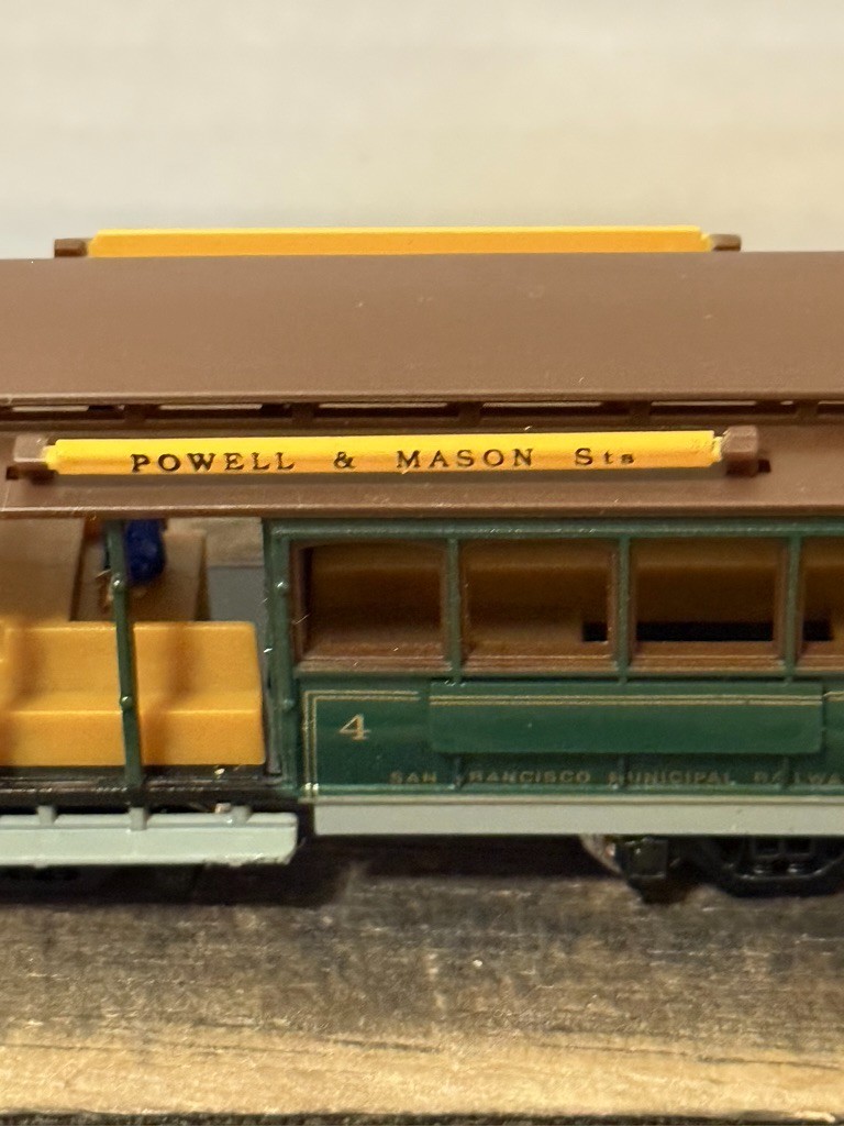 Unbranded 2 Classic Streetcars Set Powell & Mason + Desire St Die-Cast Models