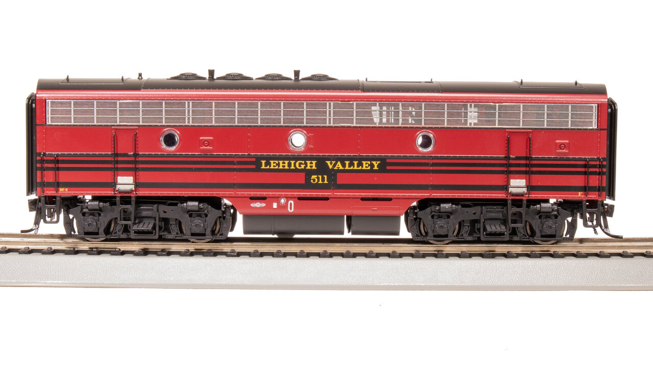 Broadway Limited 8173 HO Lehigh Valley EMD F3B Cornell Red w/ Black Stirpes #513