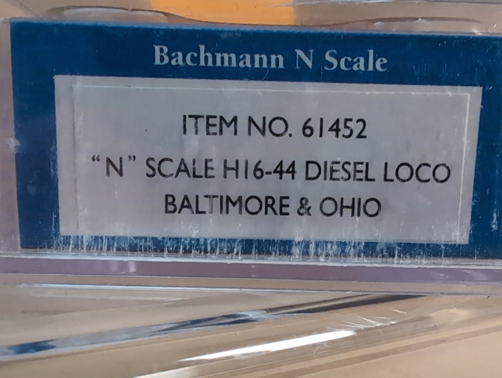 H16-44 Baltimore And Ohio #928 B&O Bachmann N Runs, Noisy