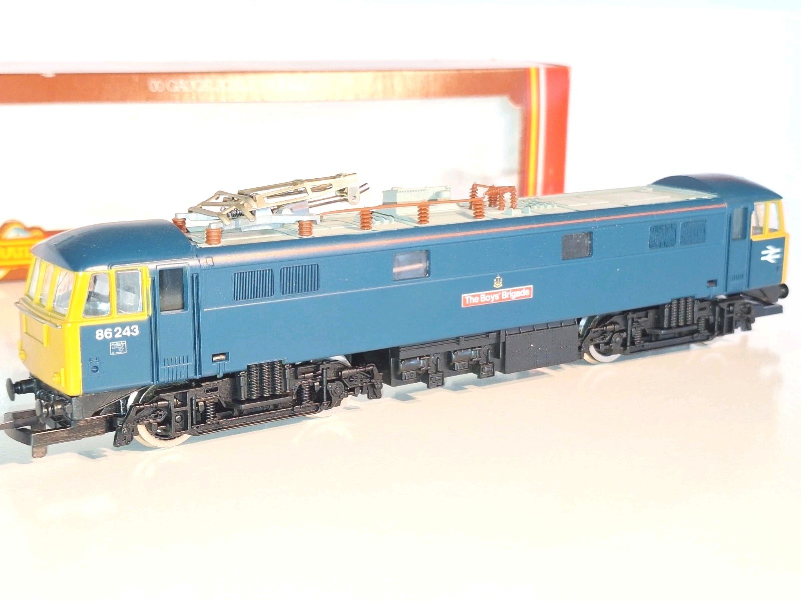 Hornby R367 BR Class 86/2 Boys Brigade Loco. New Old Stock. Mint Cond. Boxed. OO