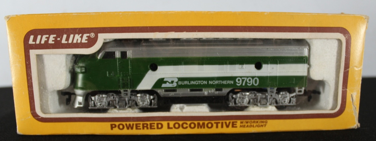 Life Like Burlington Northern 9790 Power Locomotive Train Loco Headlight