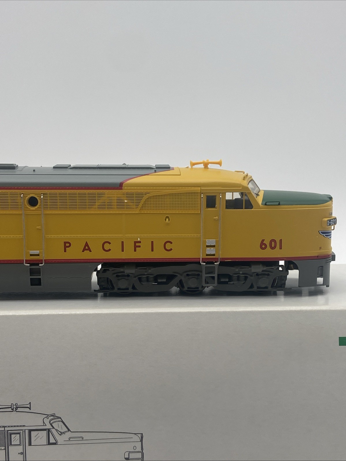 HO Trix 22805 Alco PA Double Unit Union Pacific 600 601 DCC Open Box READ
