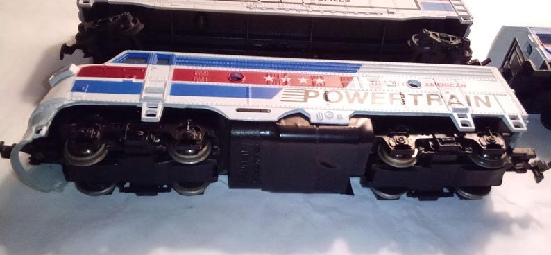 Vintage Bachmann HO Gauge All American Powertrain Locomotive Boxcar Caboose