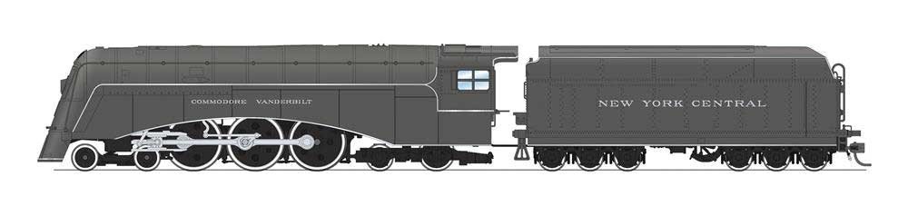 Broadway Limited HO 2841 Streamlined 4-6-4 Hudson, Disc Drivers w/Sound, DCC NYC