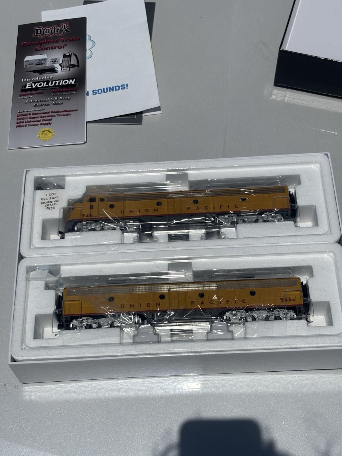 Broadway Limited Paragon3 HO Union Pacific E9A/B Set 946A/946B DCC Sound 5439