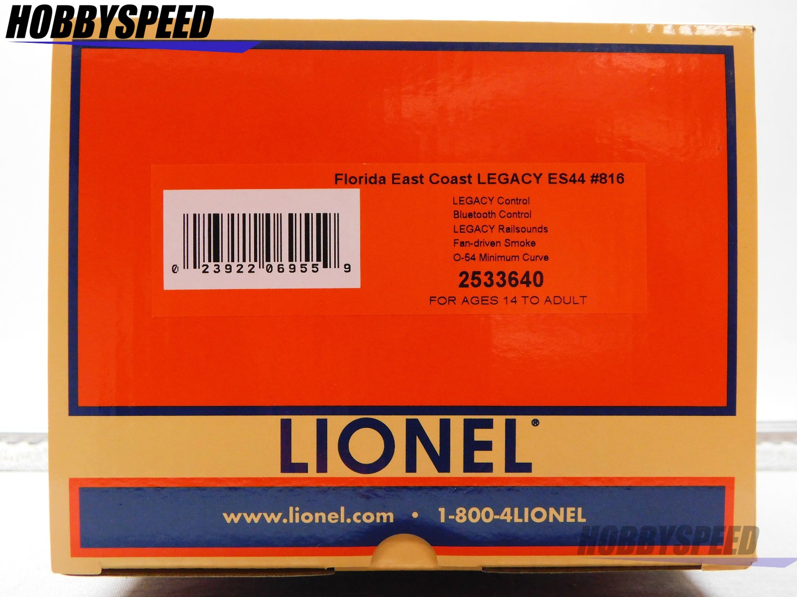 LIONEL BTO FLORIDA EAST COAST LEGACY ES44 #816 DIESEL ENGINE O GAUGE 2533640 NEW