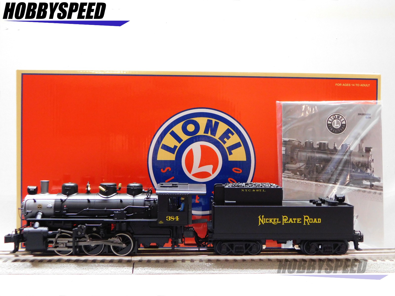 LIONEL NICKEL PLATE ROAD NKP 0-6-0 STEAM ENGINE #384 O GAUGE train 2531170 NEW