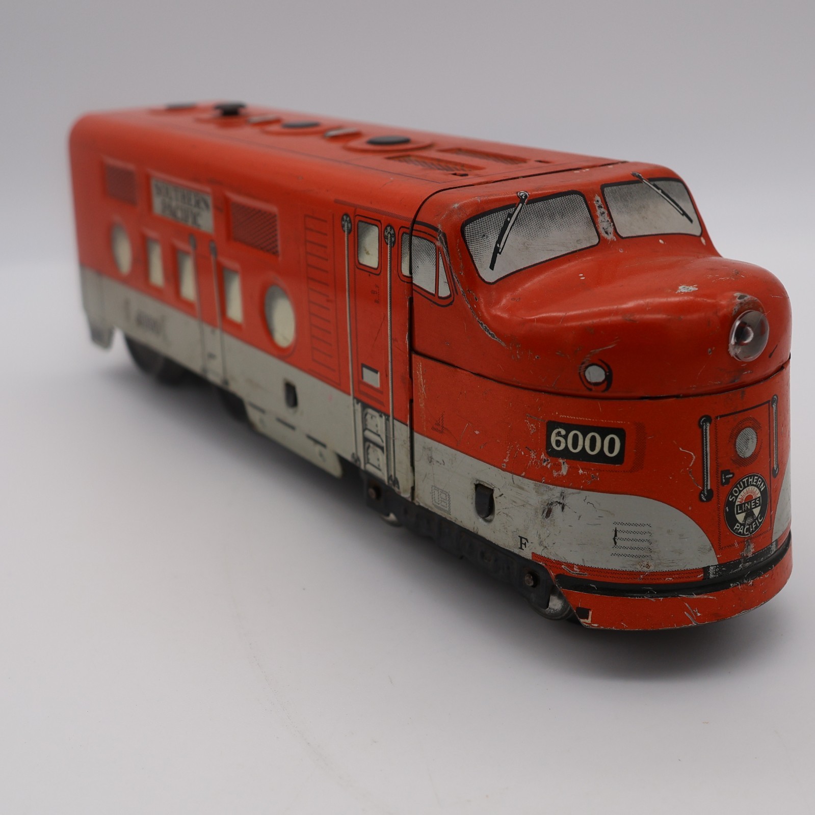 Marx Southern Pacific 6000 Diesel Engine Orange O Gauge Train Locomotive UNTEST