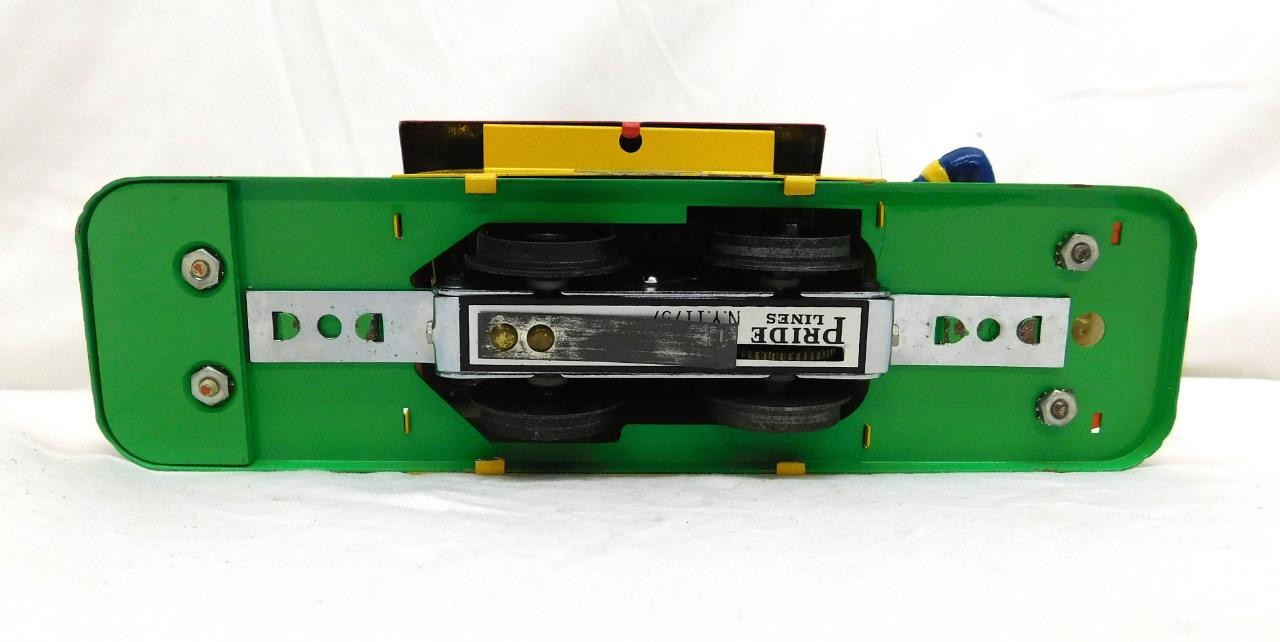 Pride Lines 1107 Donald Duck & Pluto Hand Car Quacks! Runs Disney O gauge Boxed