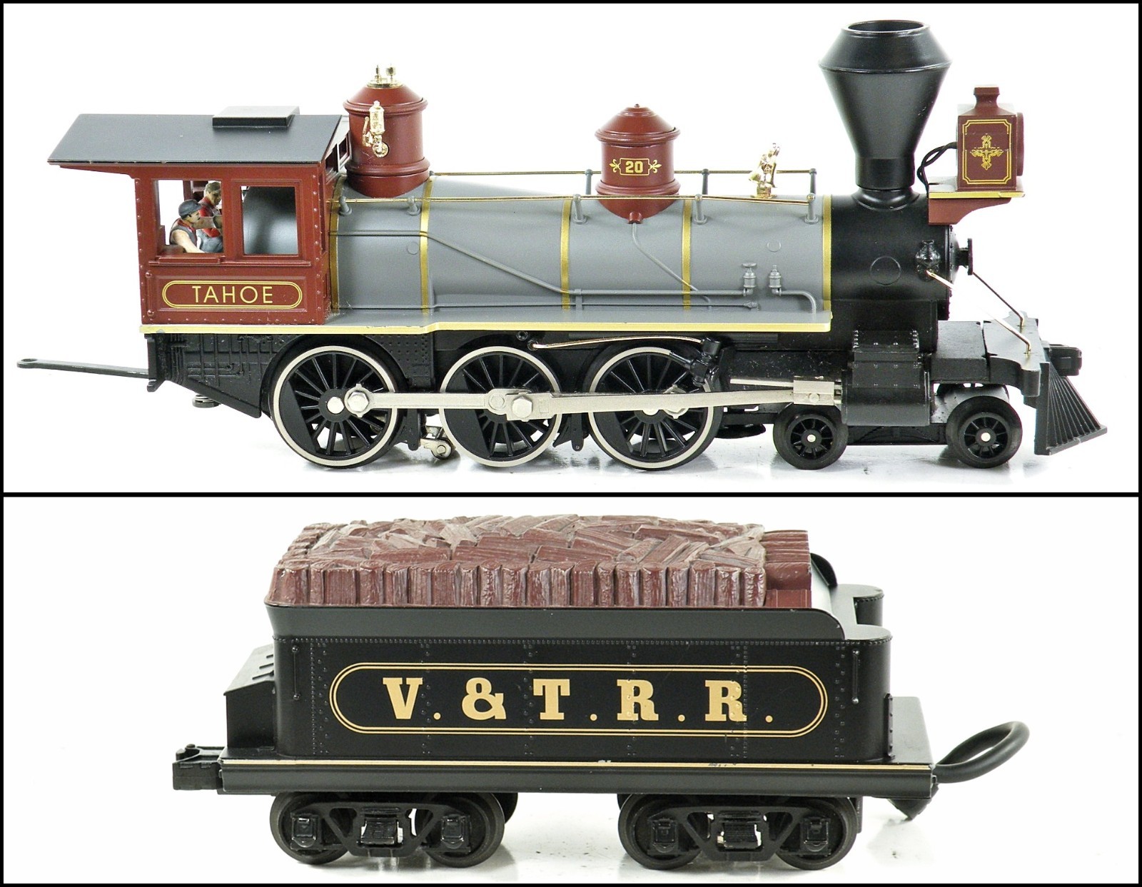 MTH 30-1278-1 Virginia & Truckee 4-6-0 Ten-Wheeler Upgraded to PS-3.0 LN