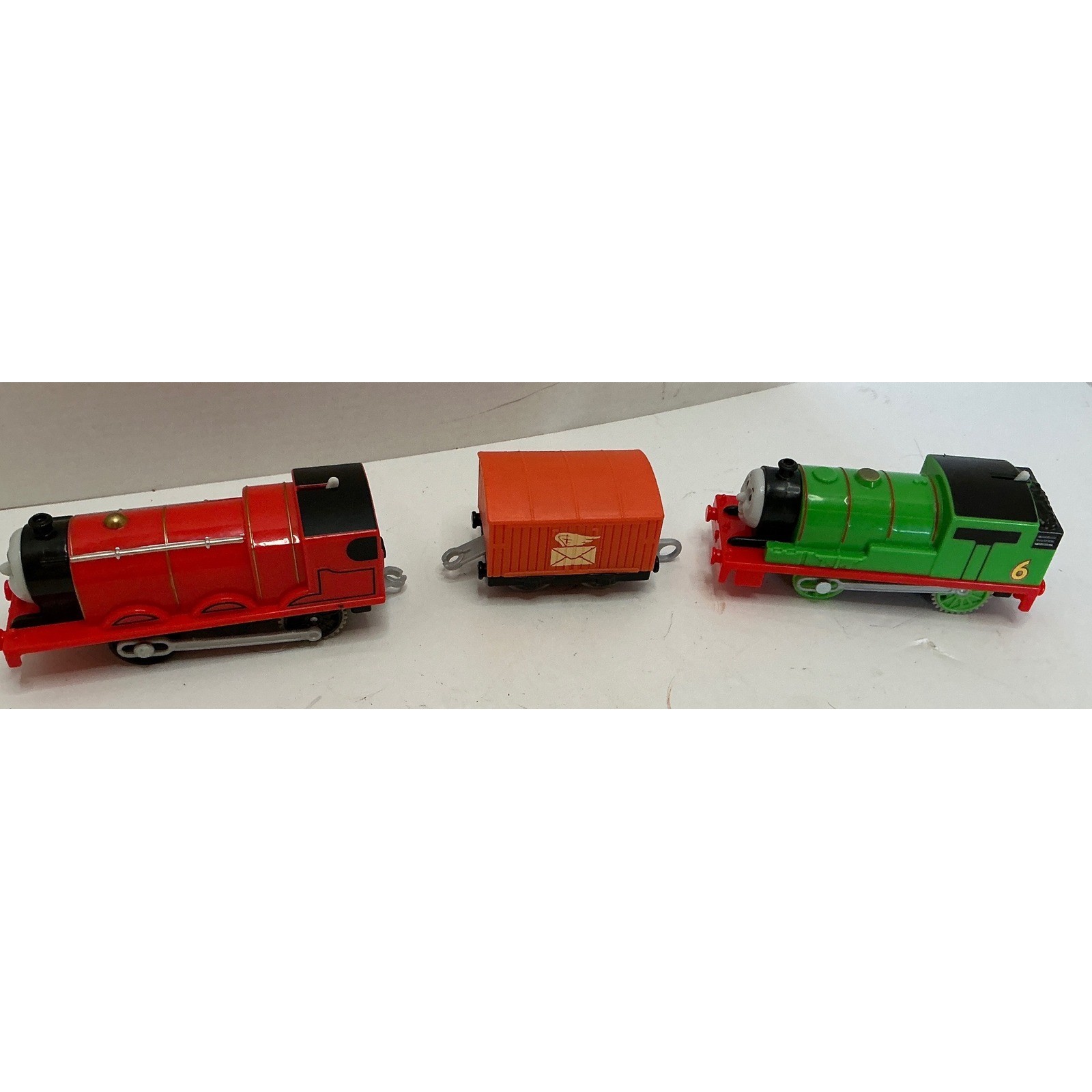 Mattel Thomas & Friends TrackMaster James Percy Mail Car Motorized Train Set 3pc