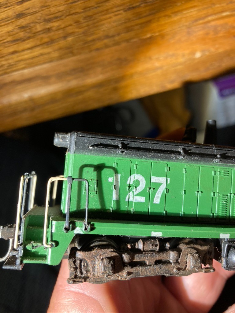 Athearn HO Scale Burlington Northern Locomotive #127 Untested Train Vintage
