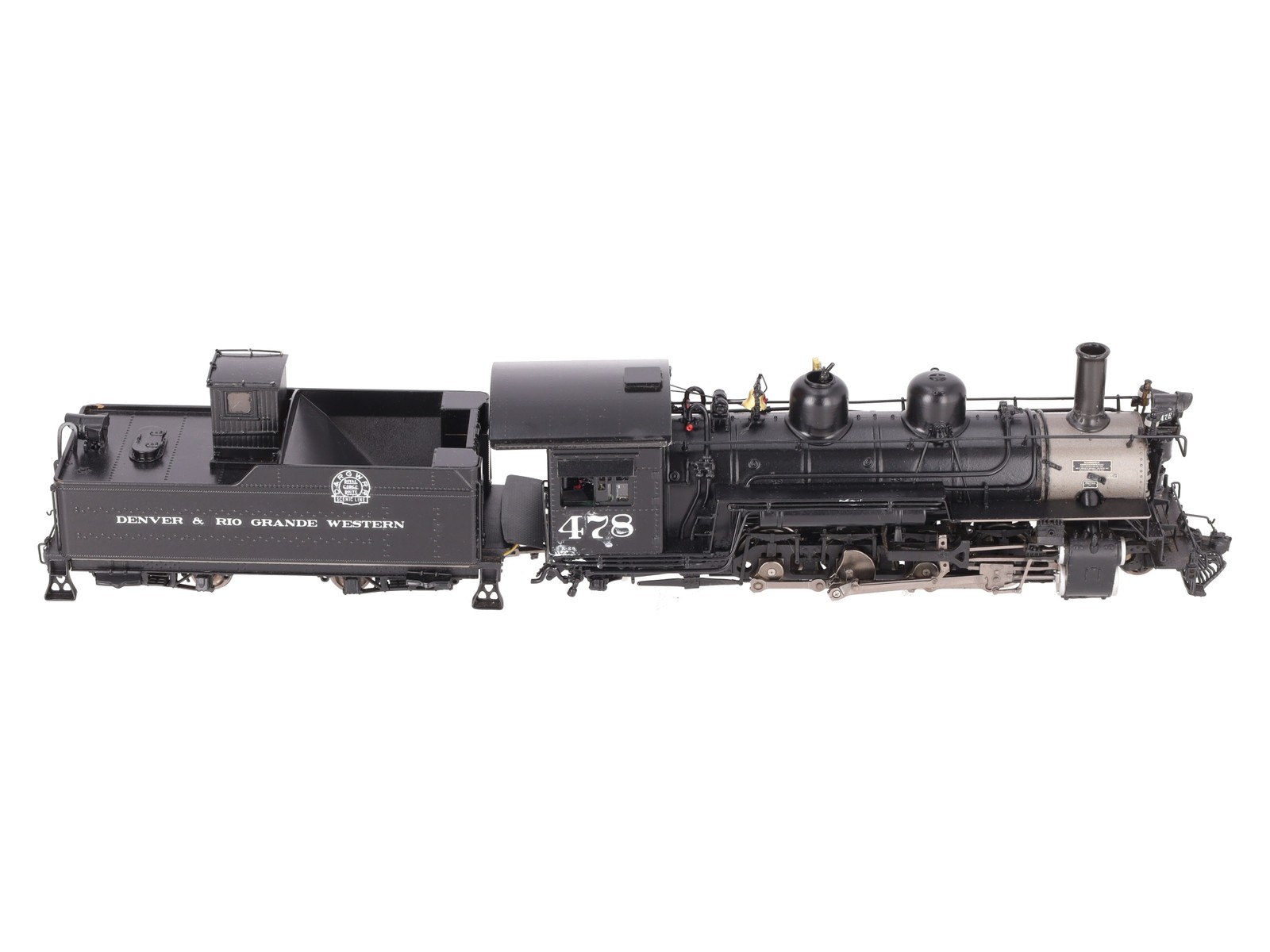 Mountain Model Imports DC1031-1 On30 BRASS D&RGW K-28 2-8-2 Loco & Tender #478