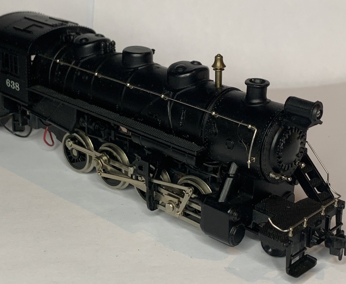 VTG Tyco 2-8-0 HO Scale Chattanooga #638 Steam Locomotive +Tender 1970s Untested