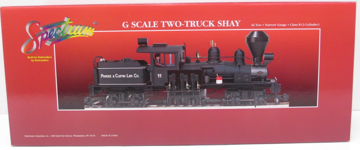 Bachmann 81196 G Pardee & Curtin Lumber Co. 2-Truck Shay Steam Locomotive #11
