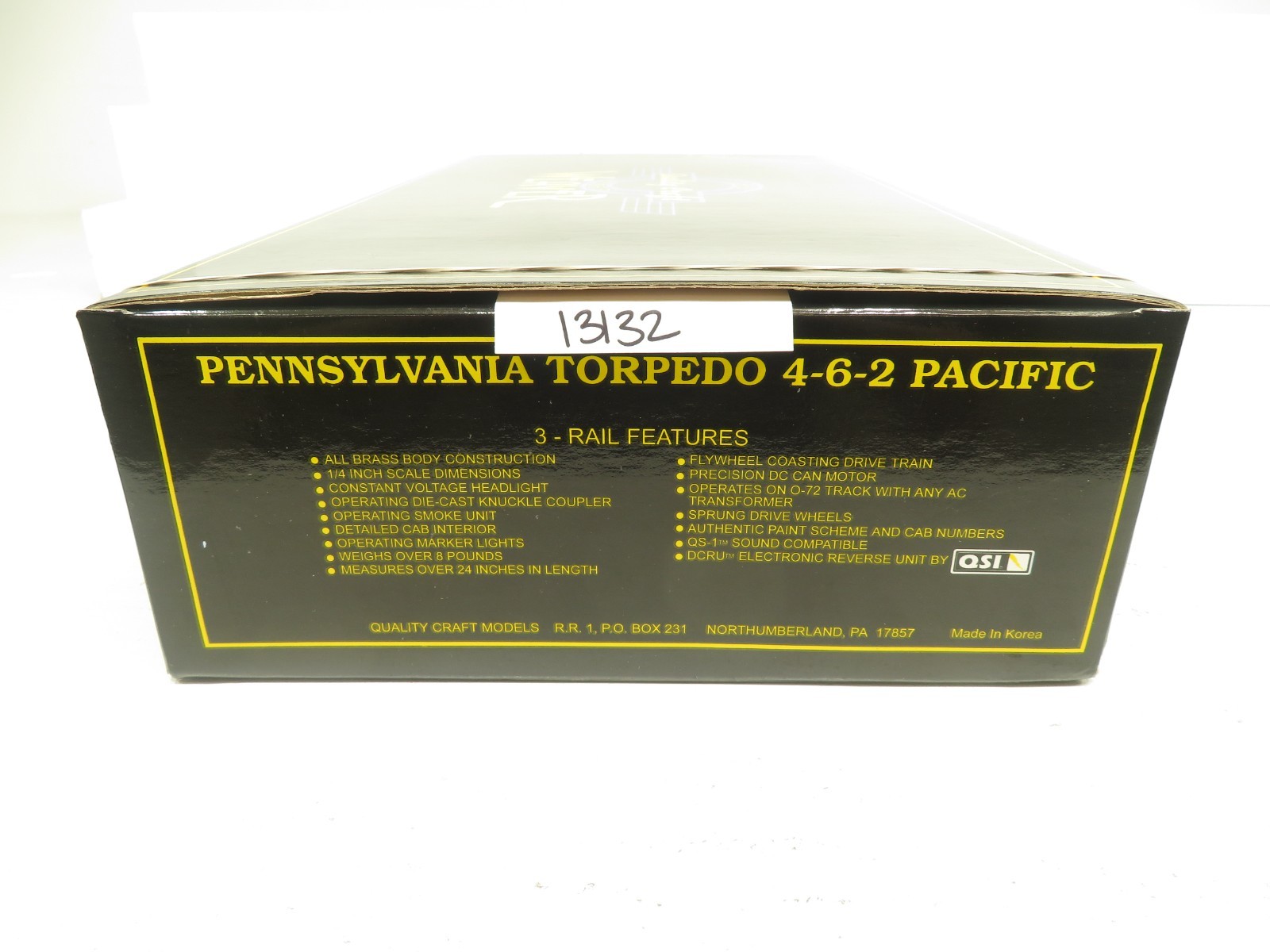 Weaver Brass Pennsylvania Torpedo 4-6-2 Pacific LN 13132