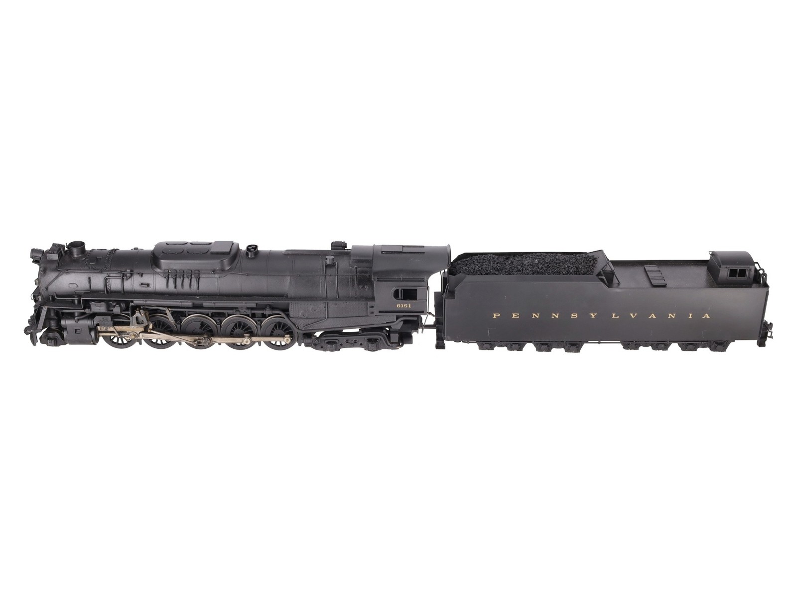 US Hobbies O Scale Brass PRR J1a 2-10-4 Steam Locomotive & Tender #6151 (2-Rail)