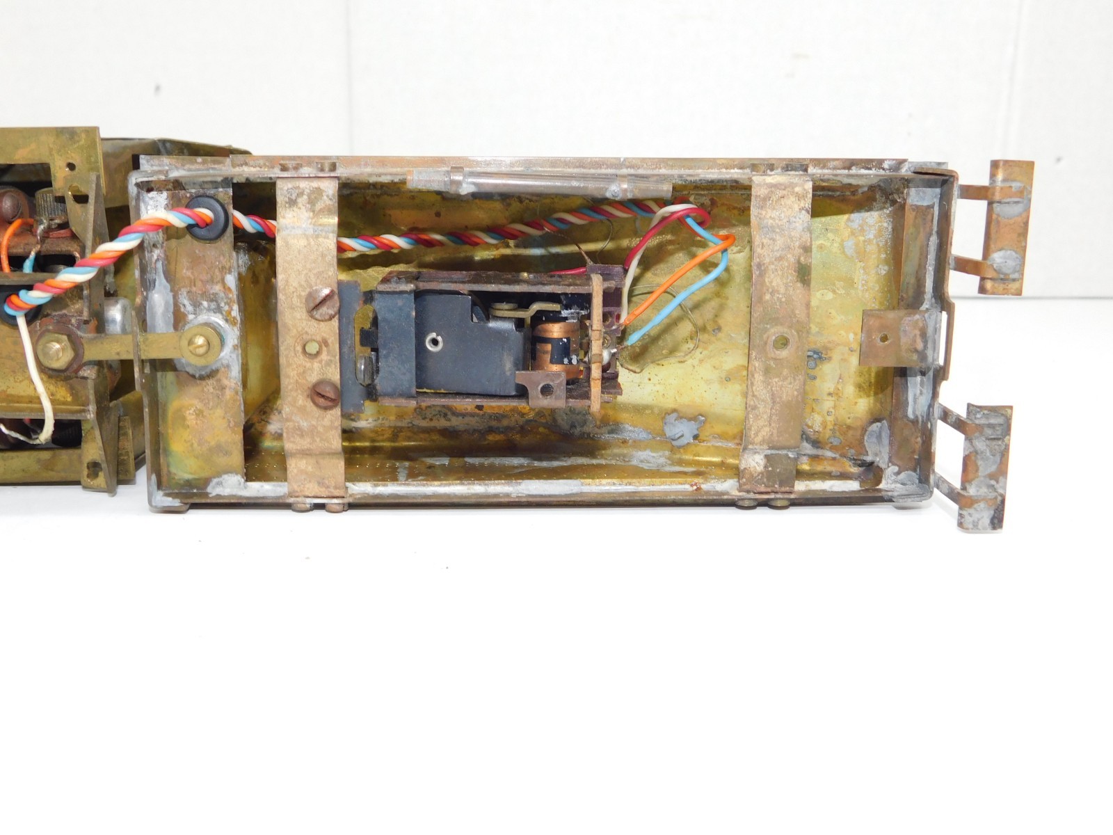 STEAM LOCOMOTIVE & TENDER 2 RAIL 0-4-0 BRASS O SCALE IMP C 16-A “PROJECT”