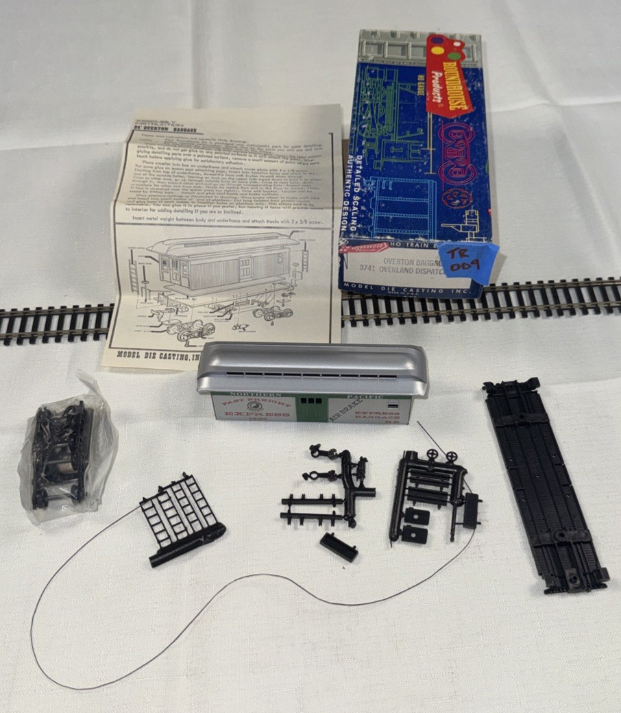 Roundhouse (MDC) HO Scale Overton Baggage – Kit #3741 – Overland Dispatch
